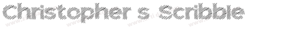 Christopher's Scribble字体转换